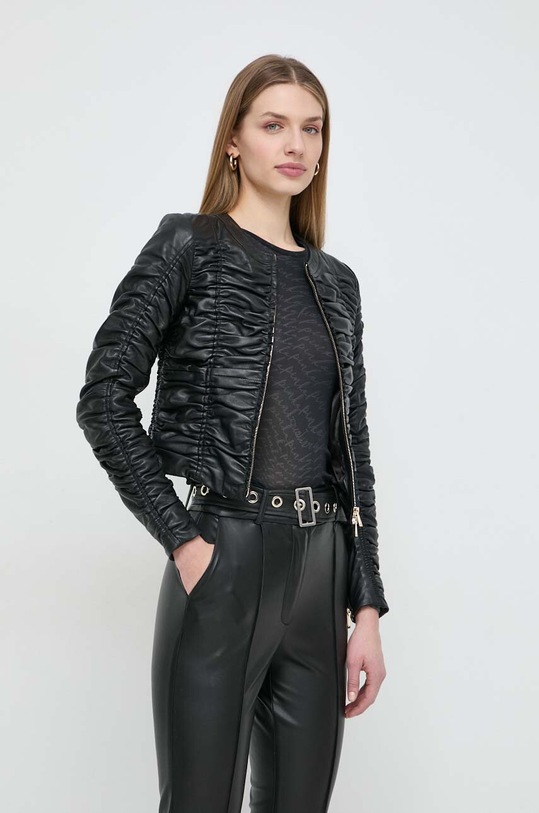 Pinko kurtka skórzana czarny 102993.A1KC