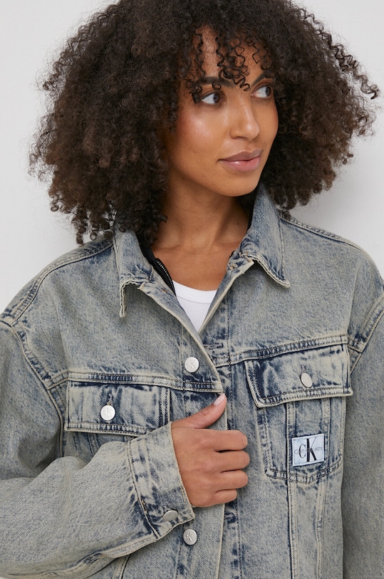 Τζιν μπουφάν Calvin Klein Jeans J20J222501 μπλε SS24