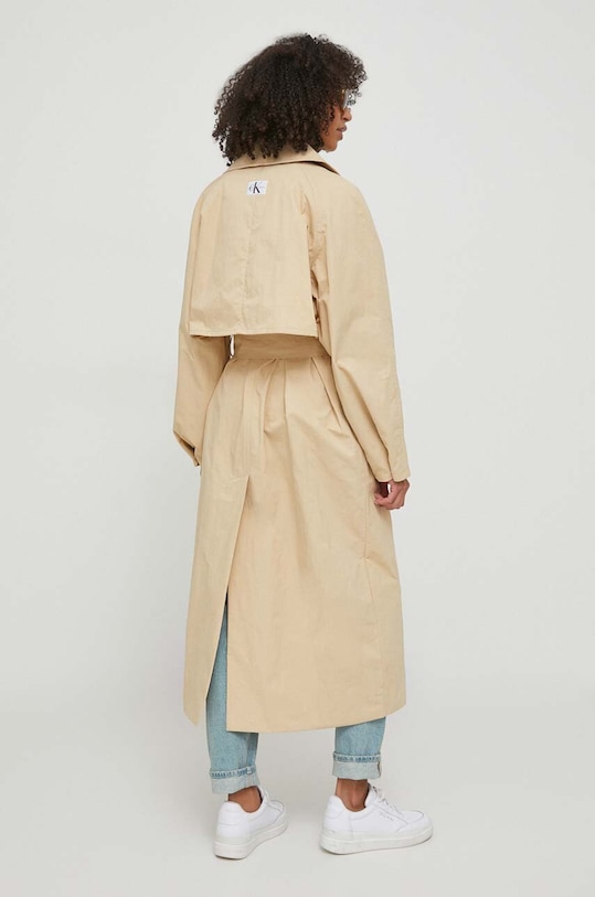 Odzież Calvin Klein Jeans trencz J20J222582 beżowy