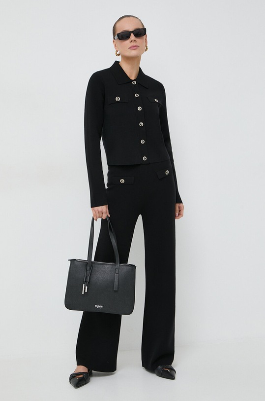 Kardigán Twinset 241TP3092 čierna SS24