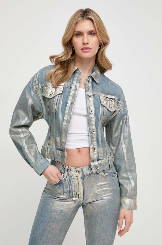 Džínová bunda Patrizia Pepe riflovina modrá 8O0105.D059