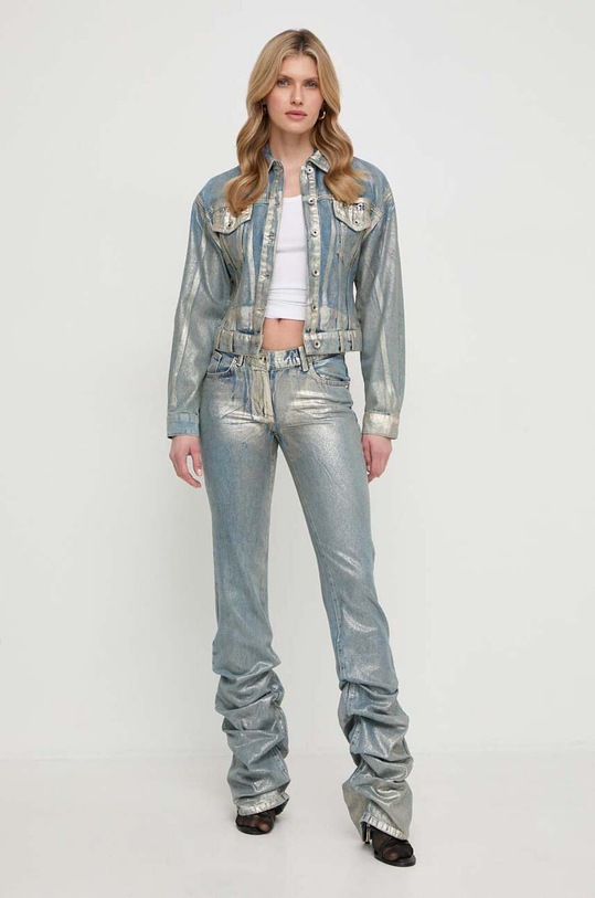 Džínová bunda Patrizia Pepe 8O0105.D059 modrá AA00