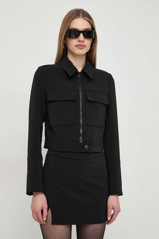 Μπουφάν Patrizia Pepe μαύρο 8O0111.A6F5