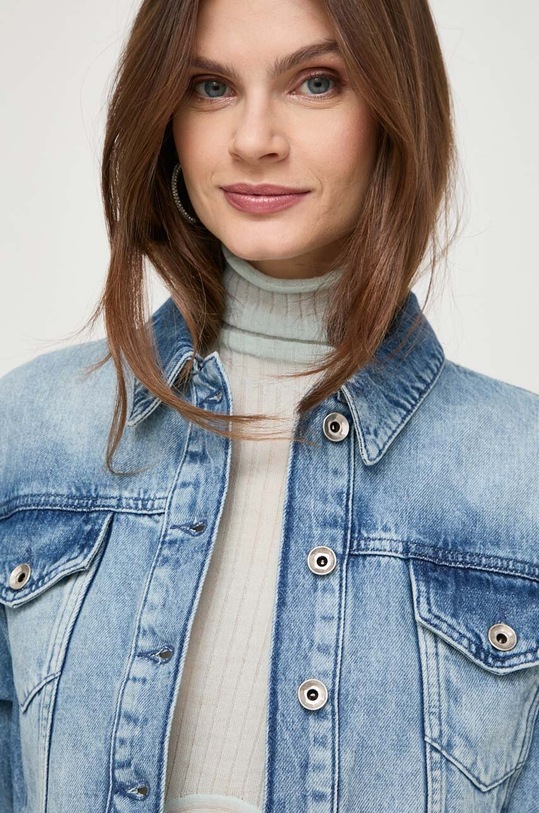 Patrizia Pepe kurtka jeansowa niebieski 8O0126.D1WZB