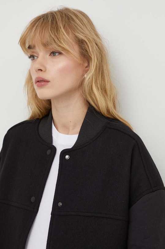 2NDDAY kurtka bomber z domieszką wełny 2ND Edition Cruz - Wool Felt 2241117539 czarny