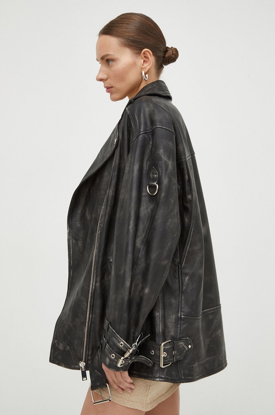 2NDDAY ramoneska skórzana 2ND Jagger - Uneven Leather czarny 2241512623