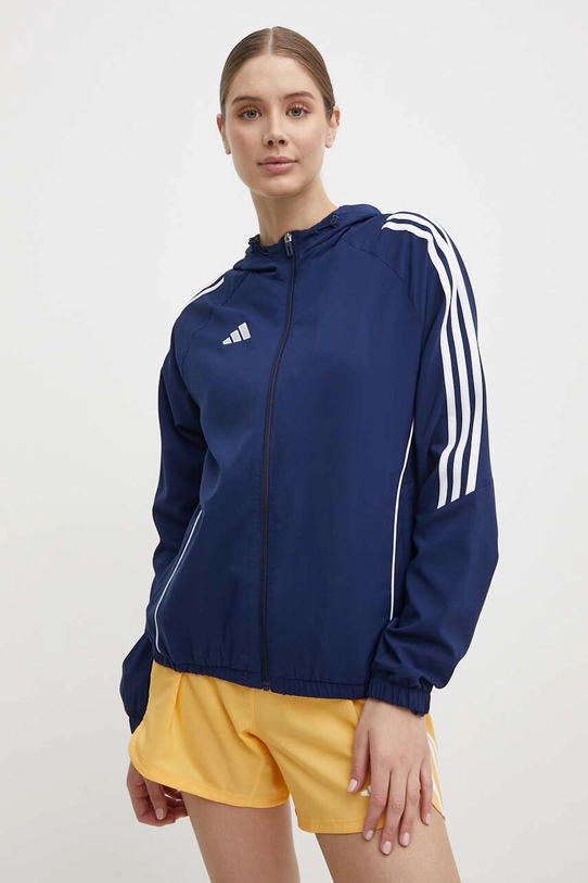 Куртка для тренувань adidas Performance Tiro 24 з капюшоном блакитний IM8802