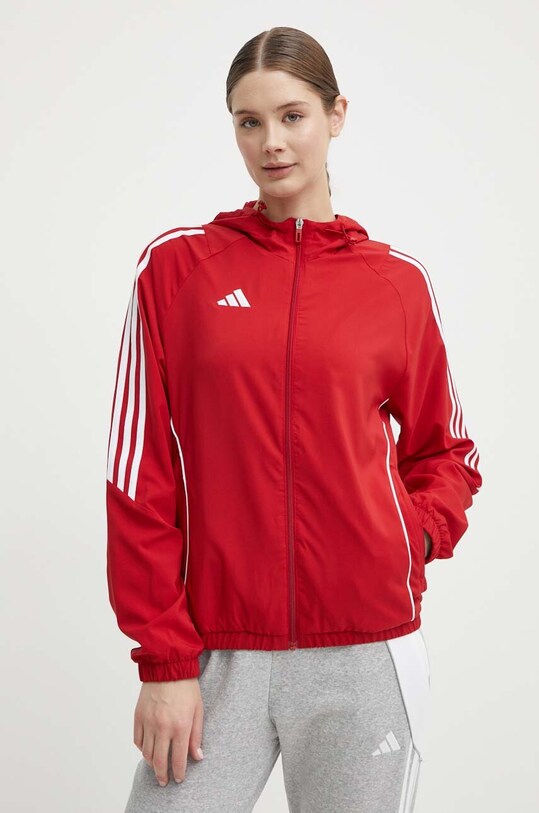 Куртка для тренировок adidas Performance Tiro 24 с капюшоном красный IM8803