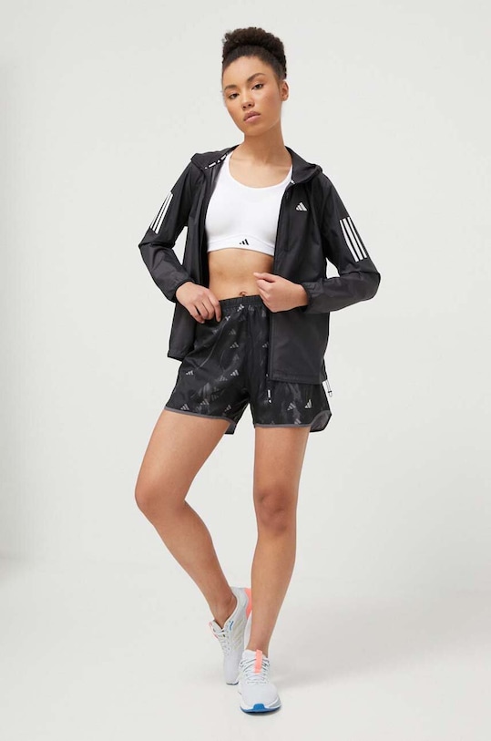 Бігова куртка adidas Performance Own the Run IN1576 чорний AW24