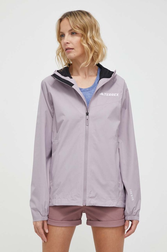 Nepromokavá bunda adidas TERREX Multi fialová IP1485