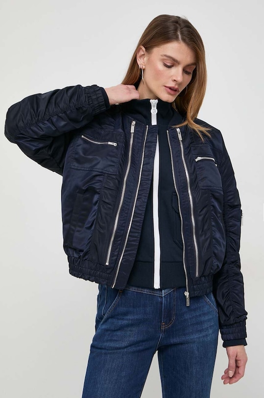 Miss Sixty kurtka bomber bez kaptura granatowy 6T4WJ1140000