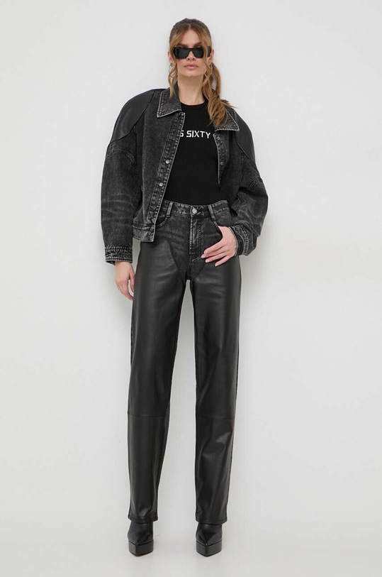 Miss Sixty giacca di jeans 6T4WJ1190000 nero SS24