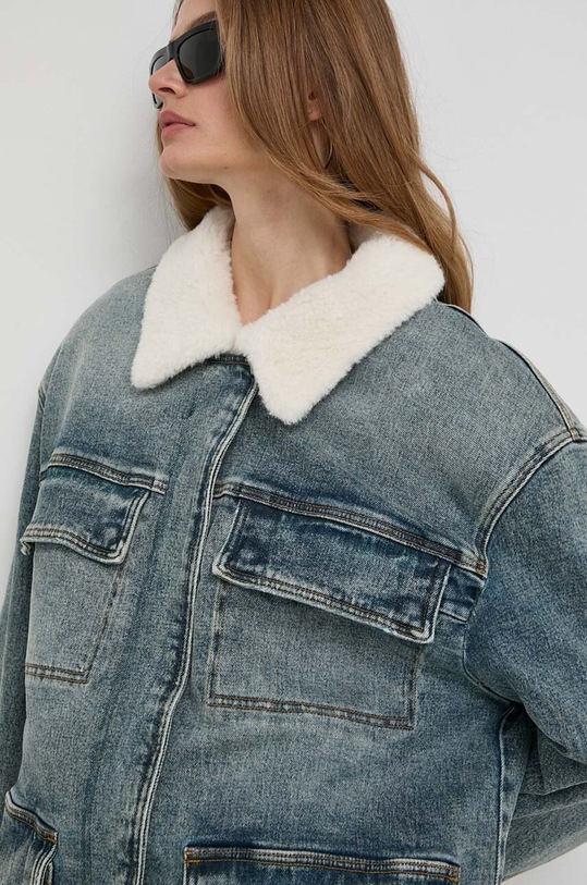 Miss Sixty kurtka jeansowa 6T4WJ1700000 niebieski