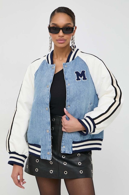 Miss Sixty geaca bomber de puf cu captuseala albastru 6T4YJ0860000