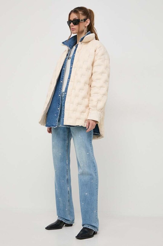 Miss Sixty kurtka puchowa 6T4YJ83610R0 beżowy SS24