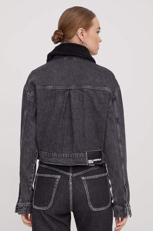 Îmbrăcăminte Karl Lagerfeld Jeans geacă din denim 240J1400 gri