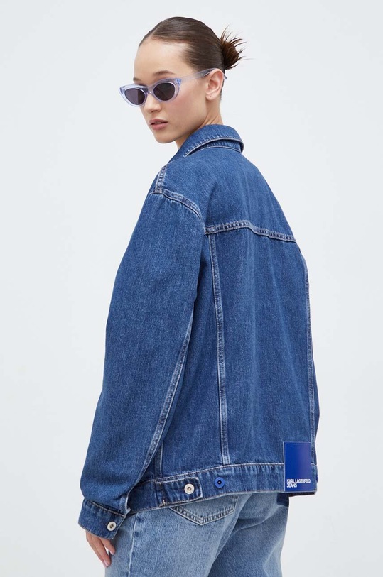 Odzież Karl Lagerfeld Jeans kurtka jeansowa 240D1404 niebieski
