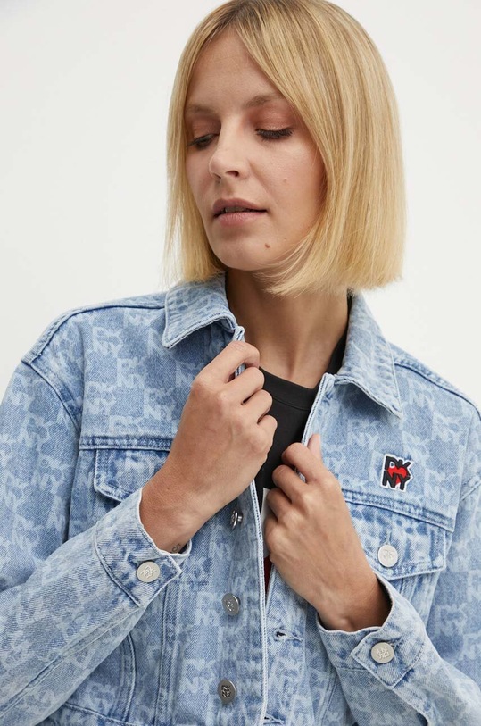 Dkny kurtka jeansowa HEART OF NY niebieski D2B4A115
