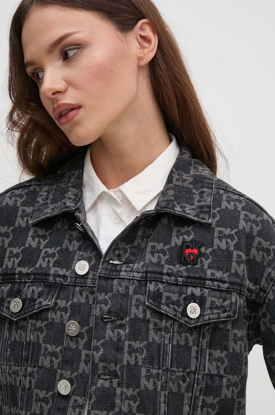 Dkny geacă din denim HEART OF NY gri D2B4A115
