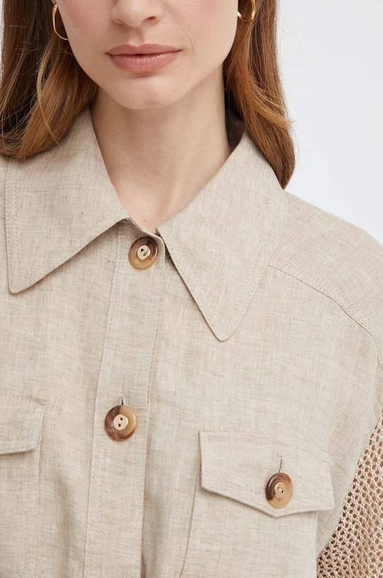 Plátěné sako Luisa Spagnoli VELISTA 540731