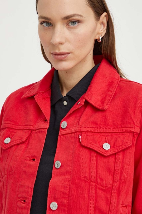 Odzież Levi's kurtka jeansowa 29945 czerwony