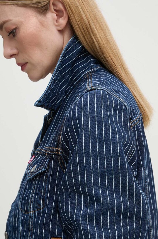 Levi's kurtka jeansowa bez kaptura granatowy 29945