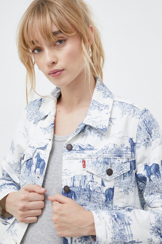 Levi's kurtka jeansowa bez kaptura multicolor 29945