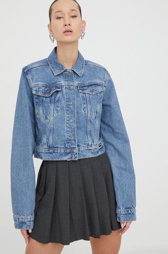 Oblečení Džínová bunda Rotate 1124081603 modrá