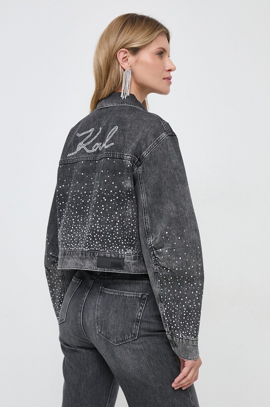 Karl Lagerfeld kurtka jeansowa szary 240W1406
