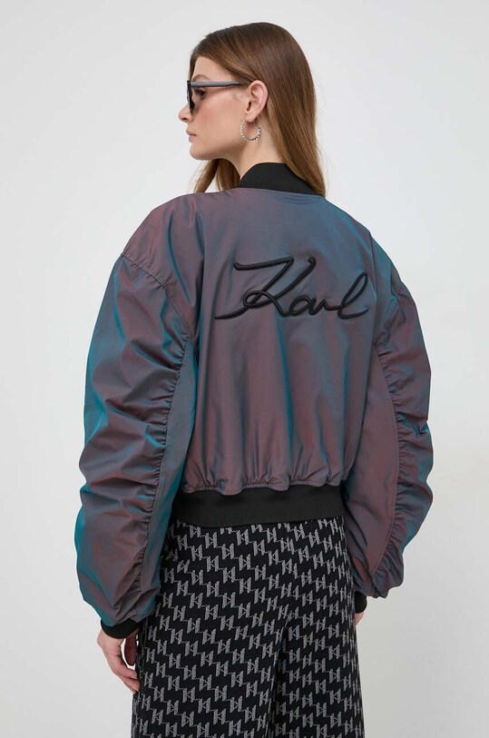 Karl Lagerfeld kurtka bomber multicolor 240W1403