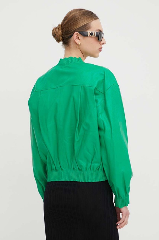 Oblečení Kožená bomber bunda Custommade Francette 999418856 zelená