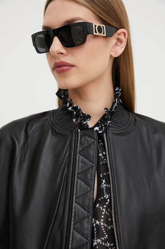 Kožená bomber bunda Custommade Francette 999418856 černá