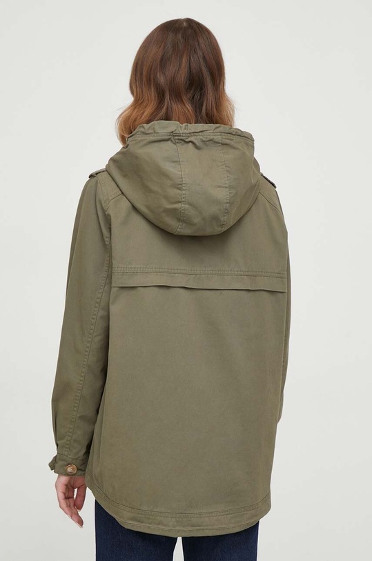 Pamučna jakna Pepe Jeans SALLY zelena PL402319