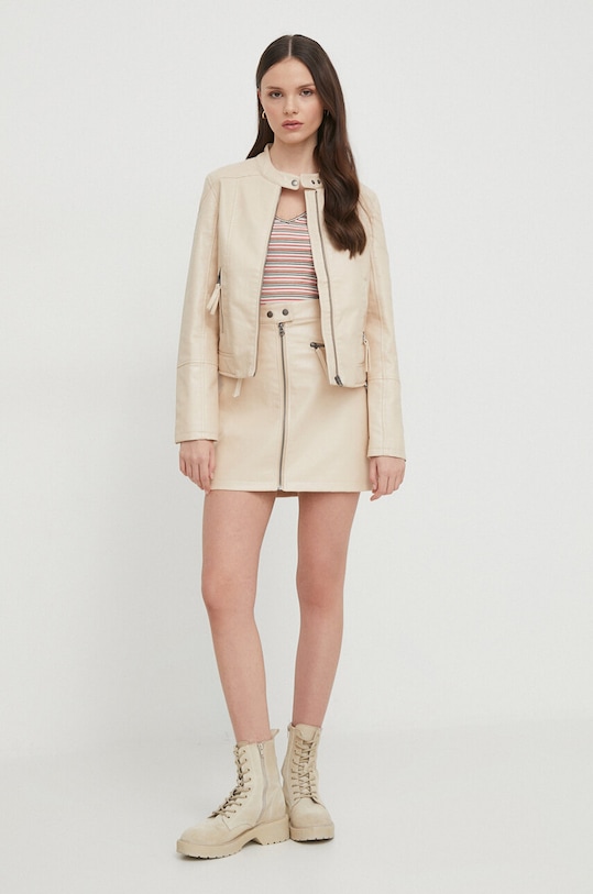 Pepe Jeans kurtka STAZIE PL402322 beżowy SS24
