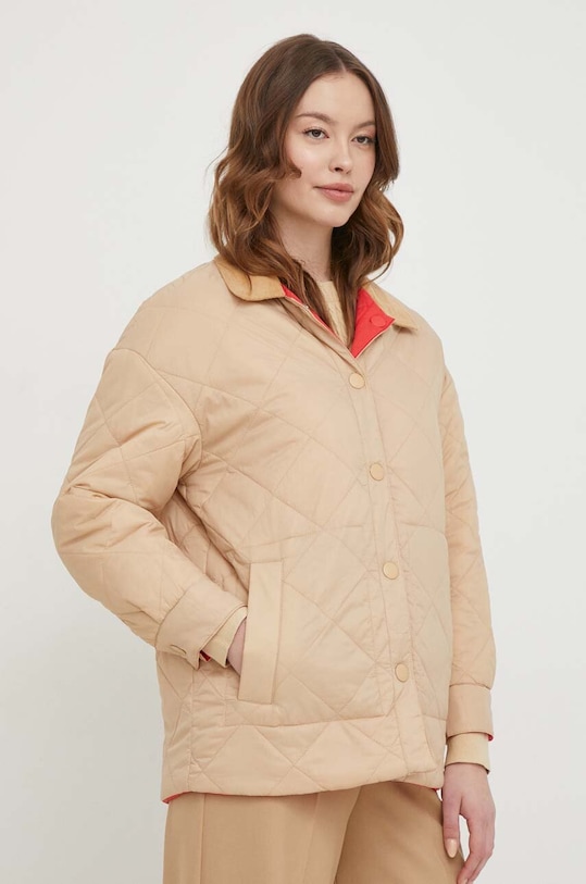 Pepe Jeans geaca cu doua fete PL402323 rosu SS24