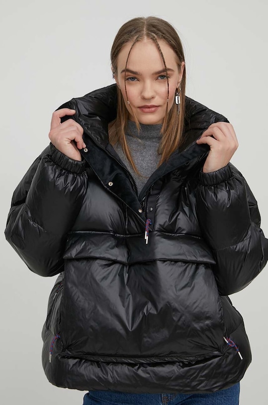 Péřová bunda adidas Originals černá IR7115