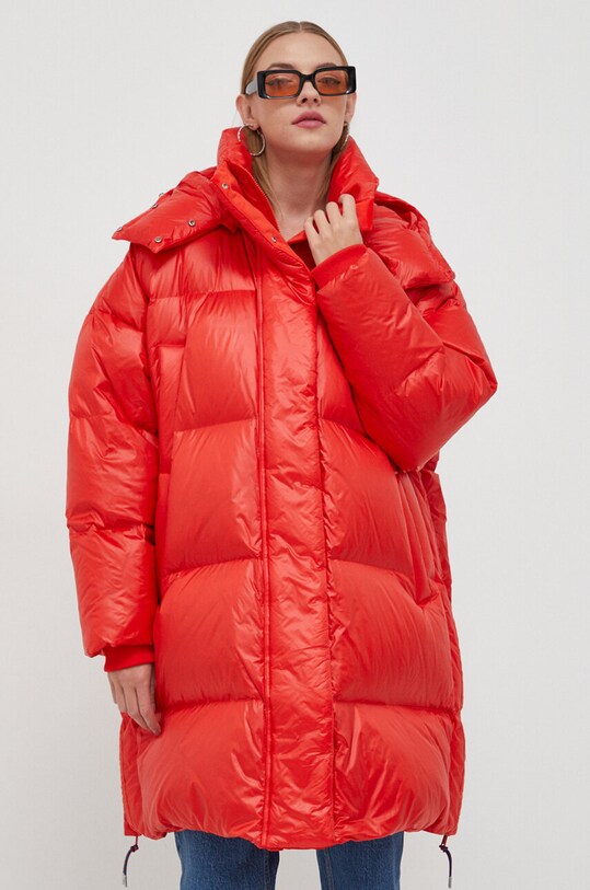 adidas Originals kurtka puchowa czerwony IR7118