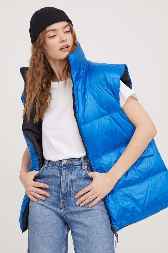 Dvostrani pernati prsluk adidas Originals plava IR7122