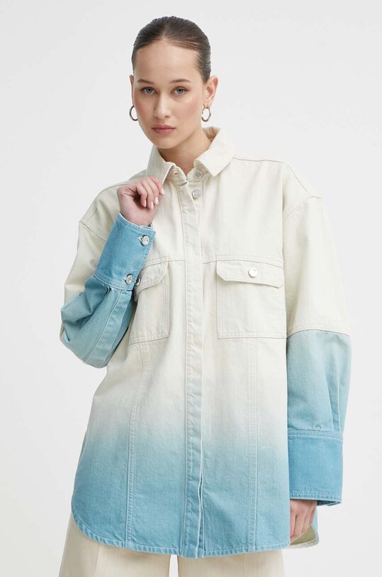 Stine Goya geacă din denim SG5630 bej SS24