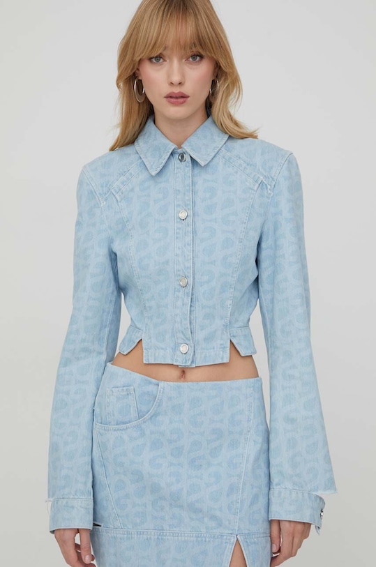 Stine Goya geacă din denim albastru SG5669