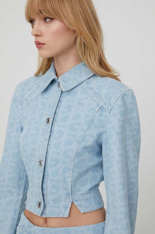 Stine Goya geacă din denim SG5669 albastru