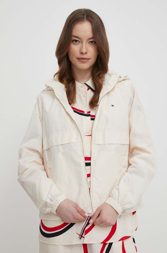 Куртка Tommy Hilfiger з капюшоном бежевий WW0WW41790