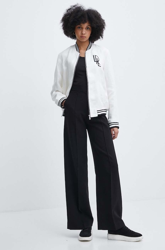 Lauren Ralph Lauren kurtka bomber 200932818 beżowy SS24