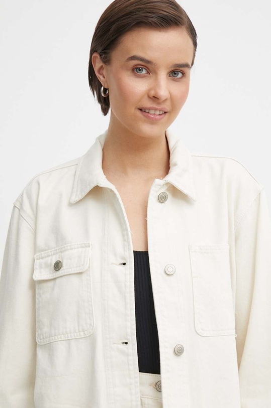 Lauren Ralph Lauren kurtka jeansowa beżowy 200934622