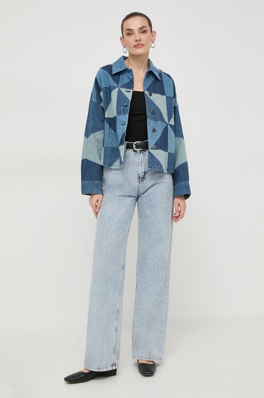 Weekend Max Mara geacă din denim 2415041101600 albastru SS24