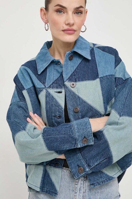 Weekend Max Mara geacă din denim albastru 2415041101600