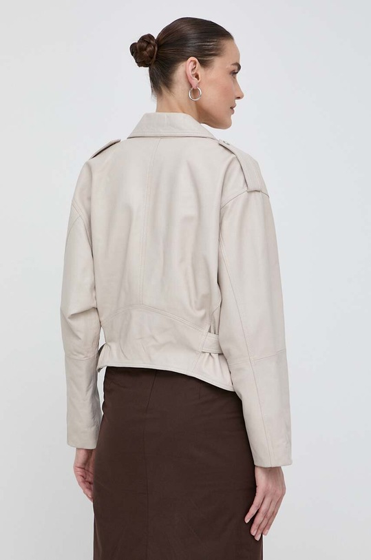 Odzież Marella ramoneska skórzana 2413441021200 beżowy