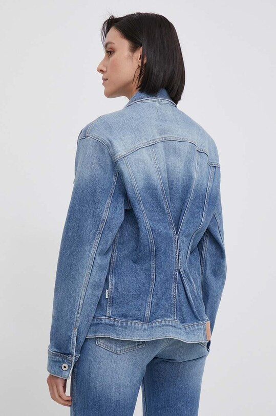 Îmbrăcăminte Pepe Jeans geacă din denim PL402381 albastru