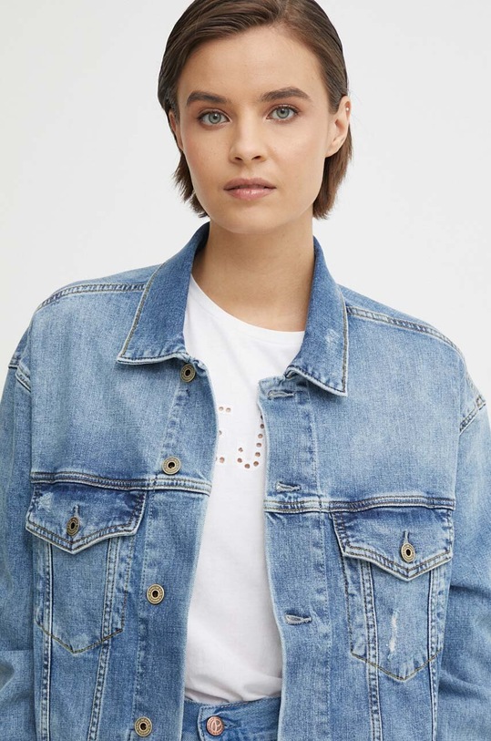 Джинсова куртка Pepe Jeans BOYFRIEND JACKET блакитний PL402390RH8