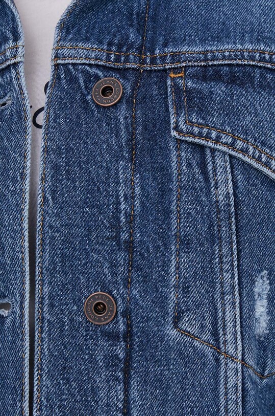 Pepe Jeans kurtka jeansowa RELAXED JACKET PL402392HU8 niebieski
